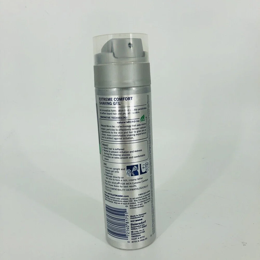 Nivea for Men High Performance Extreme Comfort 7 Fl. Oz. Shaving Gel